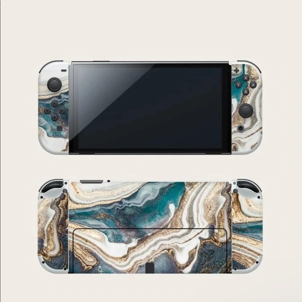 Ocean Marble Nintendo Switch Skin